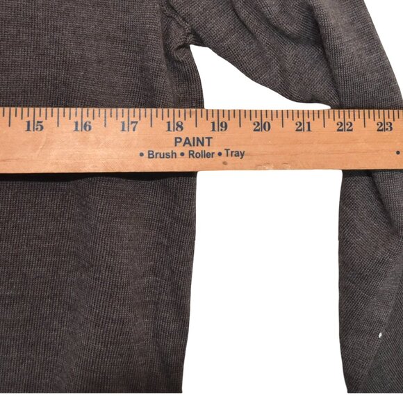 Banana Republic 100% Merino Wool Sweater Size M Coffee Brown Minimalist - Picture 6 of 6
